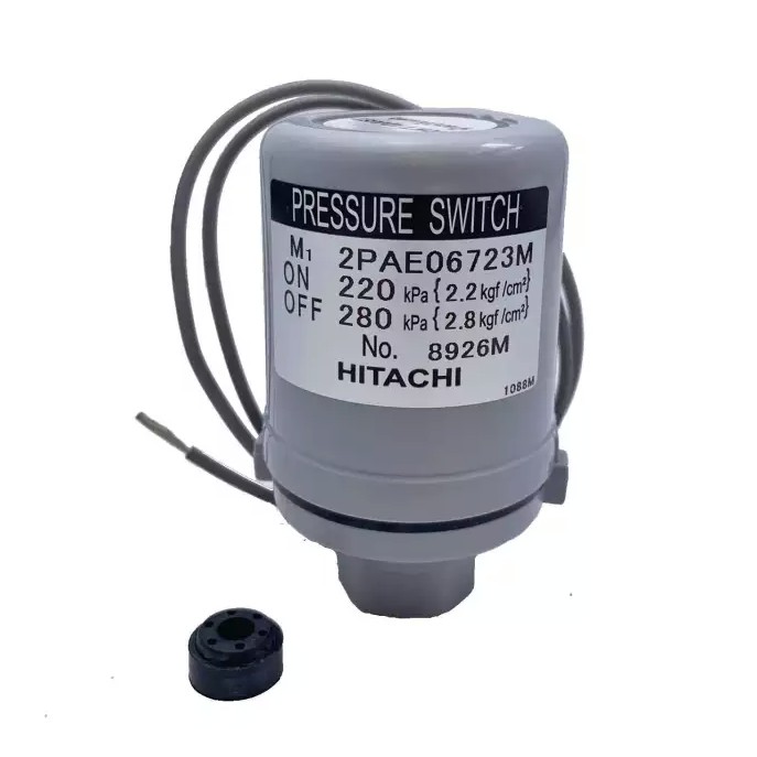 เพรสเชอร์สวิทช์ แรงดันปั๊มน้ำ pressure switch Hitachi ขนาด ON 2.2 OFF