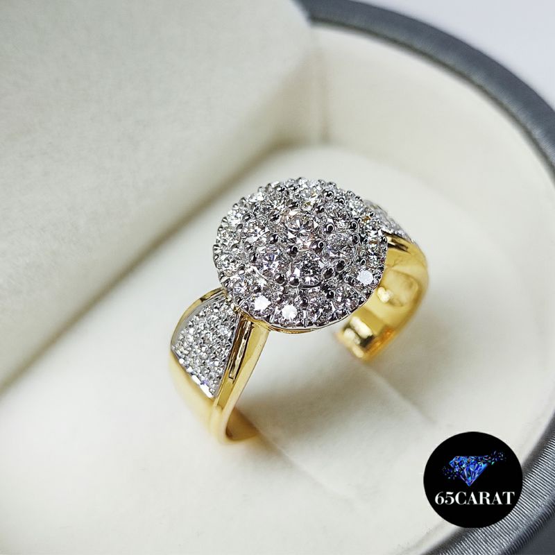 65carat-แหวนเพชรแท้-เพชรน้ำ100-ราคาพิเศษจากโรงงานโดยตรง-รหัสr57