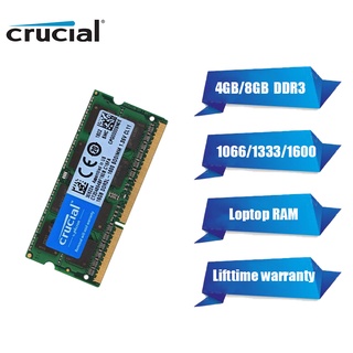 ภาพหน้าปกสินค้าโน้ตบุ๊ค ram สำคัญ ddr3 1333 1600MHz 4GB 8GB แล็ปท็อป RAM DDR3L PC-10600S PC3-12800S หน่วยความจำ SODIMM ที่เกี่ยวข้อง
