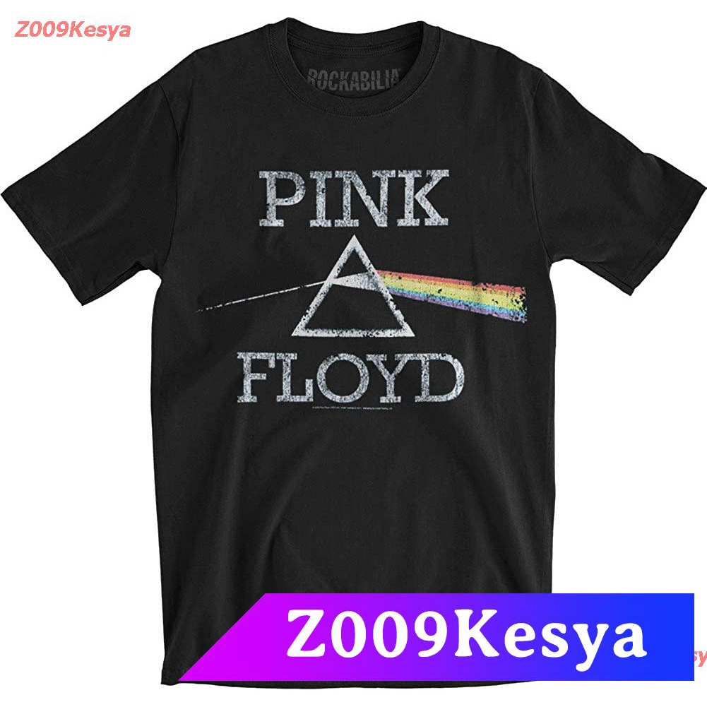 z009kesya-เสื้อยืดสีพื้นผู้ชาย-pink-floyd-dark-side-classic-t-shirt-size-discount-pink-floyd-พิงค์ฟรอยด์