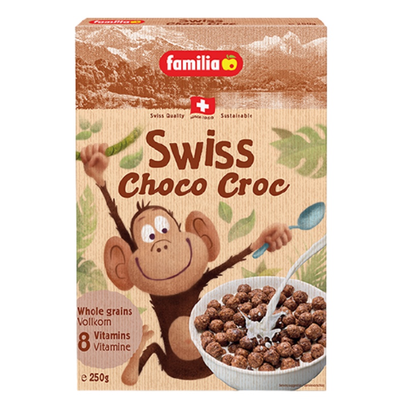 แฟมิเลีย ซีเรียลโฮลเกรน ช็อกโก คร็อค 250 กรัม - Choco Croc Cereals ...