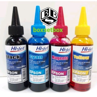 หมึกเติม Epson 4 สี/4ขวด bk cmy/100ml.