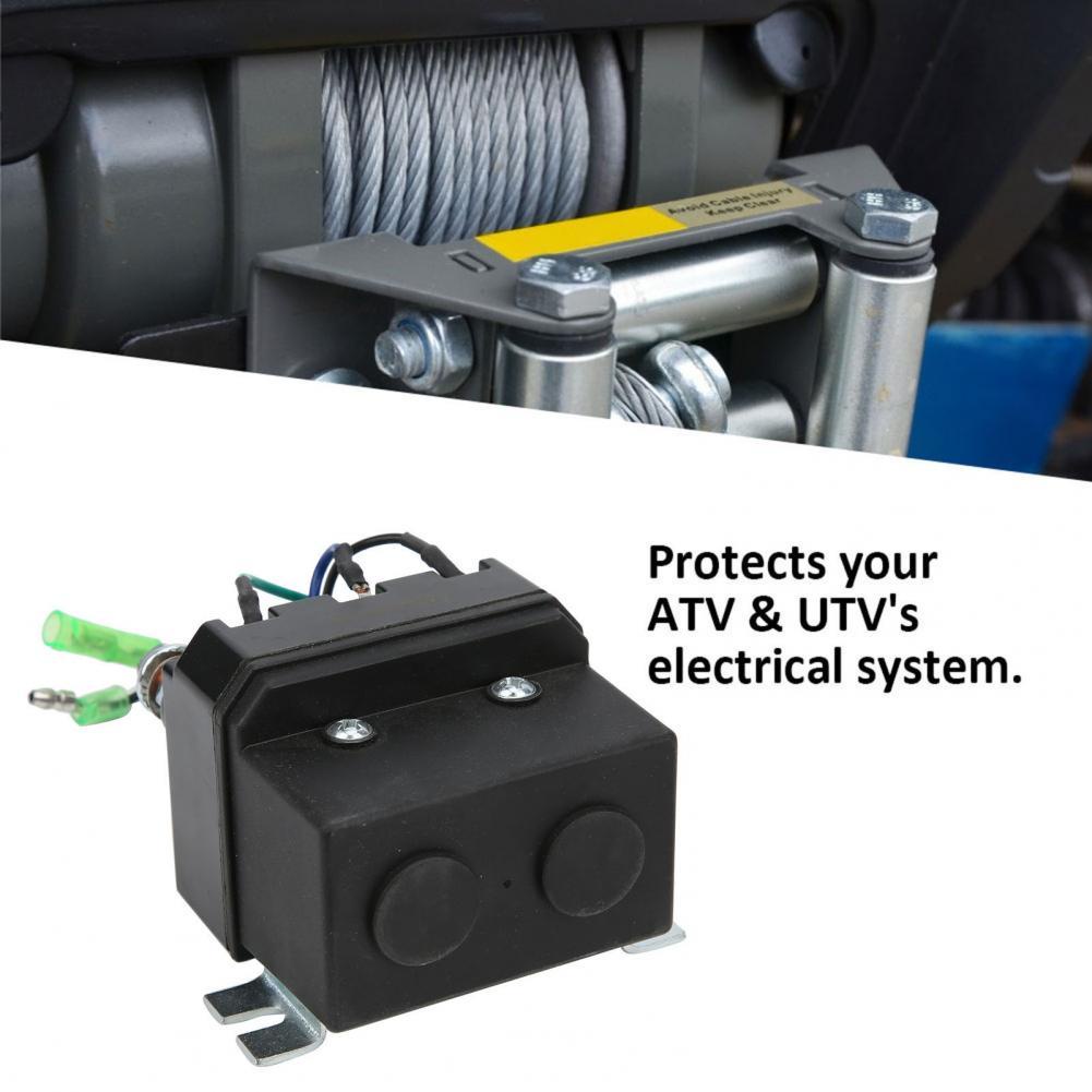 Electric Winch Relay Universal Replacement Black Rustproof 15005000LB