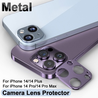 สินค้า สําหรับ iPhone 14 Plus 14 13 12 Pro Max โทรศัพท์ โลหะ เลนส์กล้อง เคสป้องกัน ฝาหลัง เลนส์ Flim