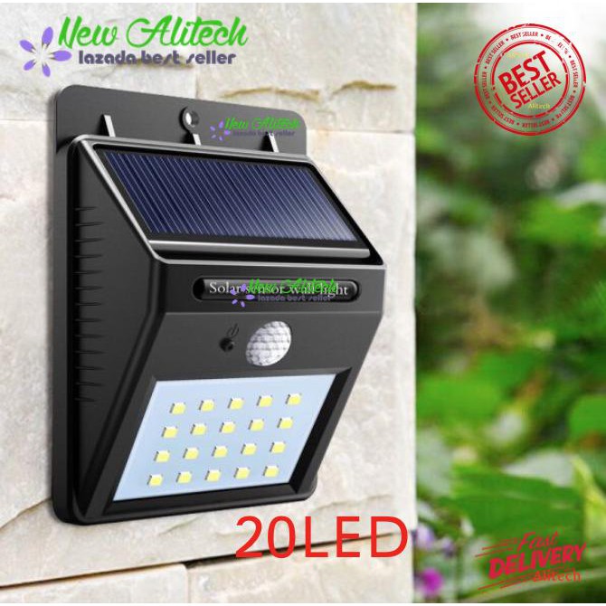 new-alitech-solar-ไฟติดผนังโซล่าเซลล์-20-30-48-led-motion-sensor-ระบบเซนเซอร์-ไฟติดกำแพง-ใช้พลังงานแสงอาทิตย์