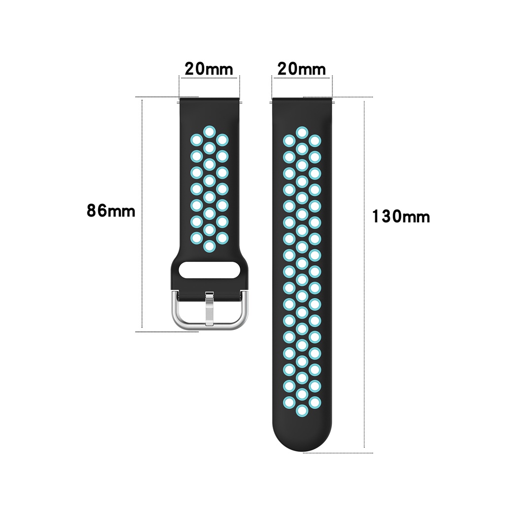 สายรัดทดแทนซิลิโคนสำหรับสายรัดข้อมือ-garmin-venu-sq-smart-watch