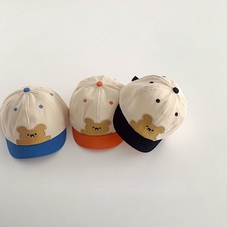 หมวก ลายการ์ตูนหมี แฟชั่นฤดูร้อน สําหรับเด็ก อายุ 5-20 เดือน