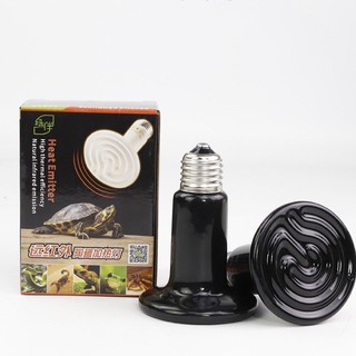 สินค้า Ceramic lamp หลอดไฟเซรามิค​ 75​วัตต์​/100วัตต์ หลอดไฟให้ความร้อน​ สำหรับเต่าบกและสัตว์เลื้อยคลาน พร้อมส่งอยู่ไทย