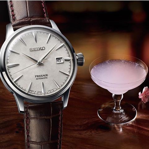 SEIKO Presage Cocktail Sakura Fubuki SRPC03J Limited Shopee Thailand