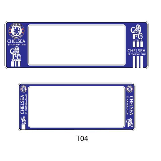 กรอบป้ายทะเบียนกันน้ำรถยนต์-t04เชลซี