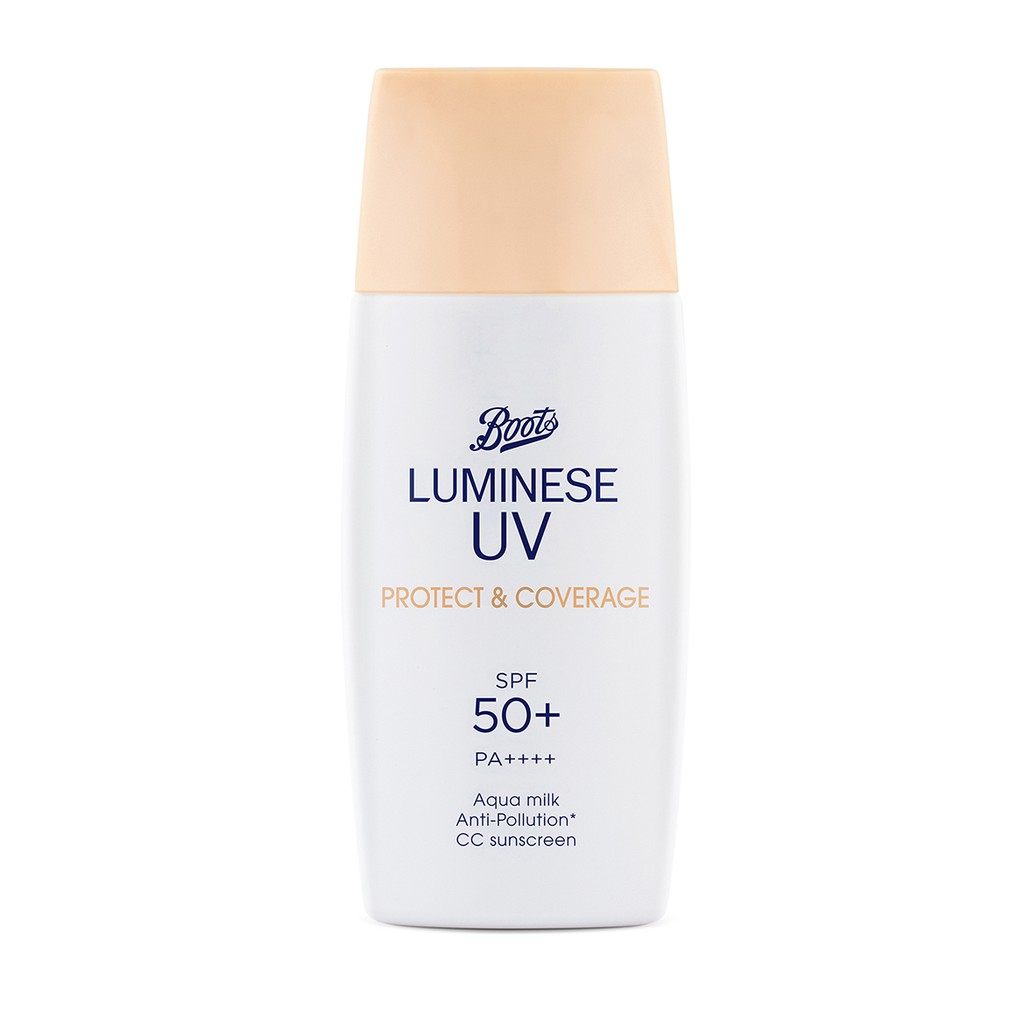 boots-luminese-บู๊ทส์-ลูมิเนส-ยูวี-โพรเทค-แอนด์-คัฟเวอร์เรจ-เอสพีเอฟ50-พีเอ-40มล-สูตรกันน้ำ