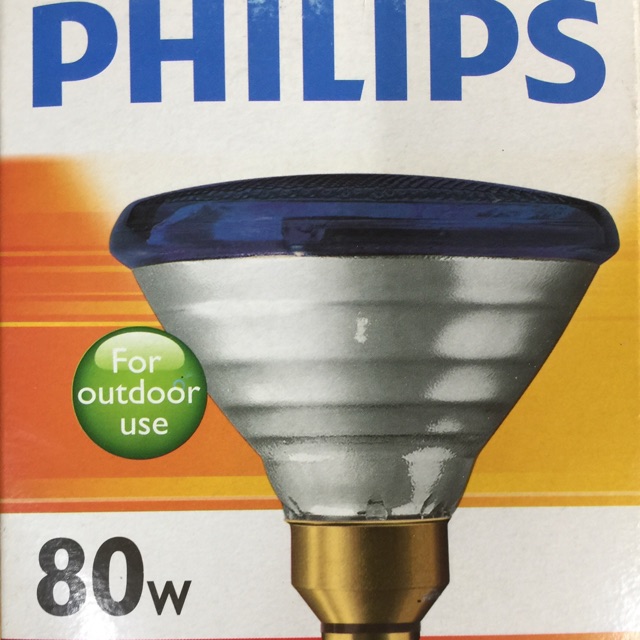 ส่งทุกวันจ้า-หลอดพาร์-38-80w-สีน้ำเงิน-philips-ขั้วเกลียว-par38-หลอดสี-หลอดไส้-par-38