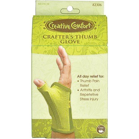 creative-comfort-ถุงมือสำหรับทำงานฝีมือ-ไซส์-m-ช่วยป้องกันการบาดเจ็บที่นิ้วหัวแม่มือ-จากการทำงานฝีมือ