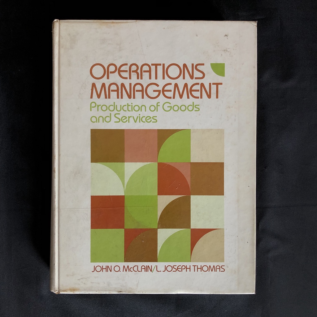 หนังสือมือสอง-operations-management-production-of-goods-and-services-john-o-mcclain-joseph-l-thomas