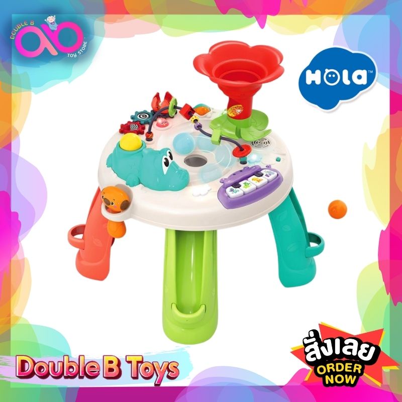 huile-toy-hola-แบรนด์แท้-โต๊ะกิจกรรมจระเข้-ของเล่นเสริมพัฒนาการ-โต๊ะกิจกรรมเด็ก-โต๊ะกิจกรรม-ของเล่นมีไฟ-ของเล่นเด็ก