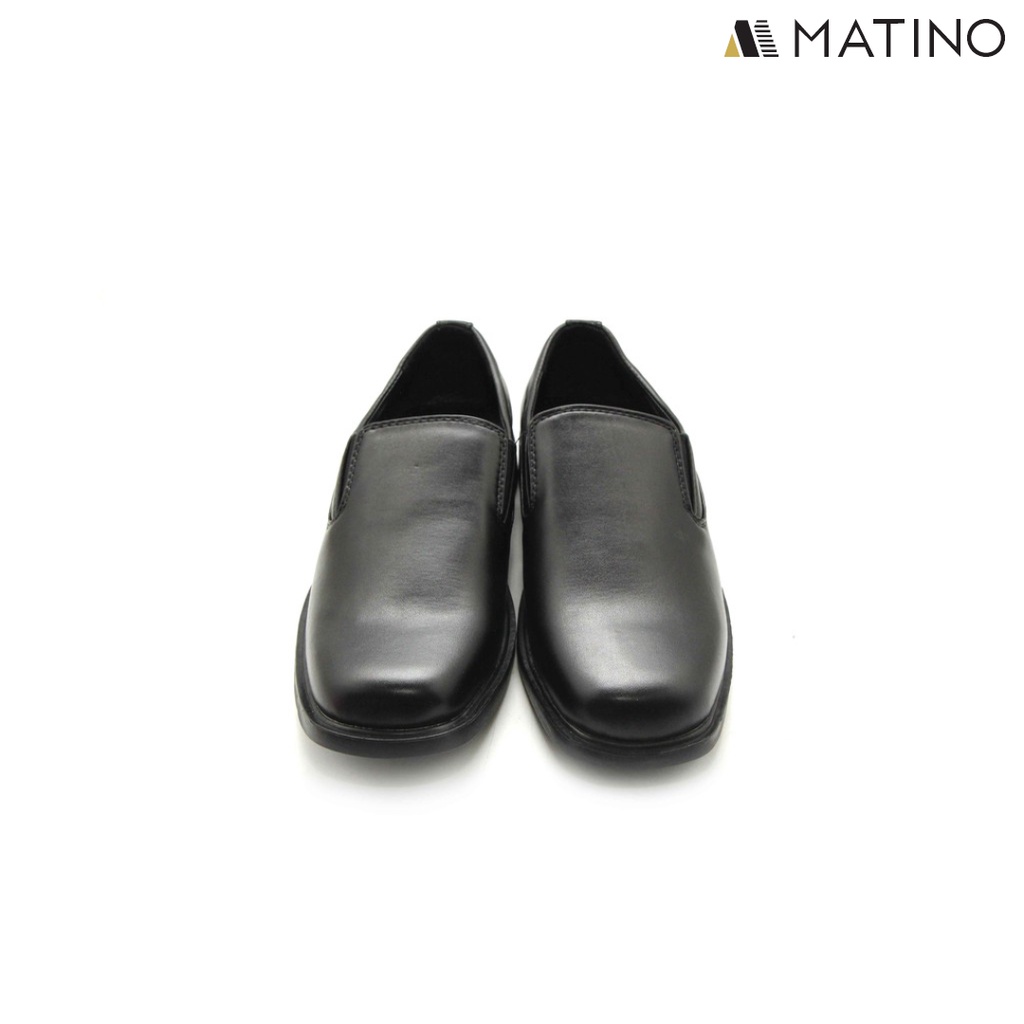 ภาพหน้าปกสินค้าMATINO SHOES รองเท้าหนังชาย รุ่น MNS/B 3024 - BLACK จากร้าน matinoshoes บน Shopee