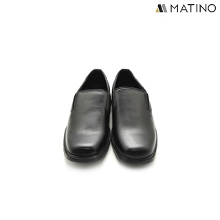 ภาพขนาดย่อของภาพหน้าปกสินค้าMATINO SHOES รองเท้าหนังชาย รุ่น MNS/B 3024 - BLACK จากร้าน matinoshoes บน Shopee