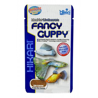 HIKARI อาหารปลานกยูง ชนิดเม็ดลอย HIKARI FANCY GUPPY 22g.