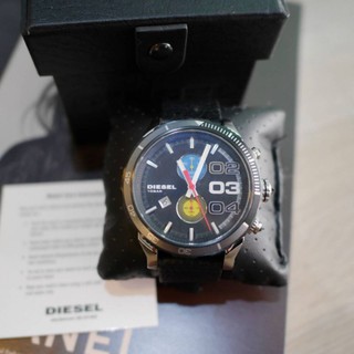 ส่งฟรี+ผ่อน0%🌈New DIESEL Double Down Black Dial Black