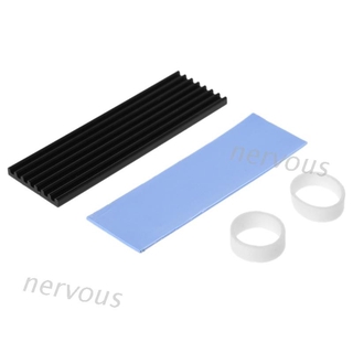 สินค้า NERV Pure Aluminum Cooling Heatsink Thermal Pad For N80 NVME M.2 NGFF 2280 PCI-E SSD