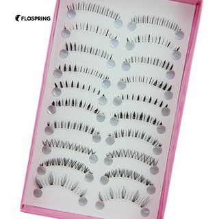 10 คู่ที่แตกต่างกันใต้ล่างล่างใต้ตา Lashes นามสกุล False ขนตา