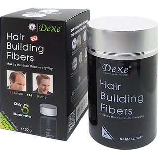 Dexe Hair Building Fiber ไฟเบอร์เพิ่มผมหนา ปิดผมบาง หรือรอยแสกกว้าง Dexe Hair Bui