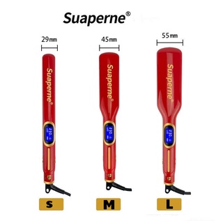 ภาพขนาดย่อของภาพหน้าปกสินค้าsuaperne N202 เครื่องหนีบผม ไทเทเนี่ยม คุณภาพสูง อย่างดีมี 3ขนาดให้เลีอก จากร้าน tooktookstore บน Shopee