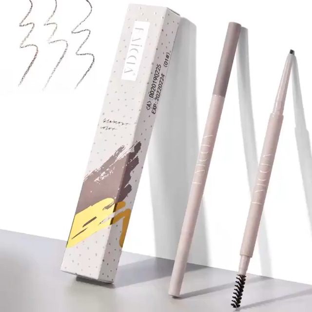 ดินสอเขียนคิ้ว-แบบสองหัว-กันน้ำ