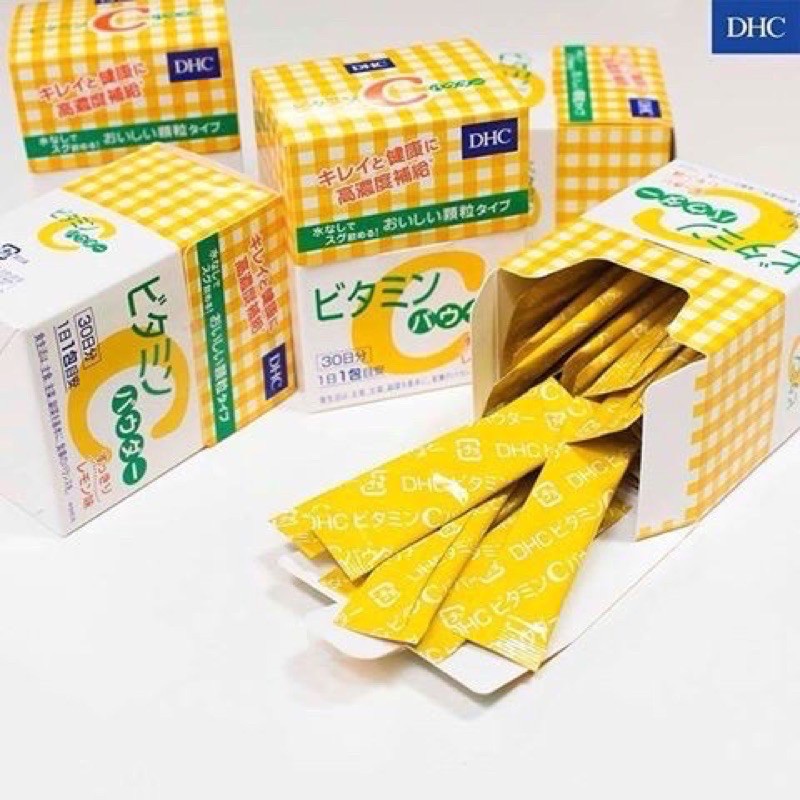 ภาพสินค้า(ของแท้ ส่งไวจริง ) DHC C Powder Lemon (30 ซอง) Vitamin C 1,500mg วิตามินซีชนิดผง สูตรเพิ่มวิตามิน B2 ความเข้มข้นสูง จากร้าน ks__shop บน Shopee ภาพที่ 1