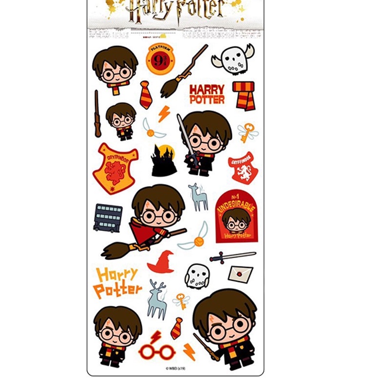 สติ๊กเกอร์-ตกแต่ง-ลาย-แฮรี่พอตเตอร์-harry-potter-decoration-sticker-ลิขสิทธิ์แท้