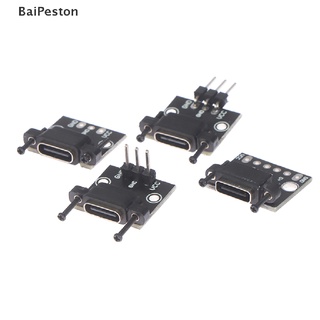 Baipeston&gt; บอร์ดทดสอบ Pcb Type C ตัวเมีย พร้อมสกรู Type C 1 ชิ้น