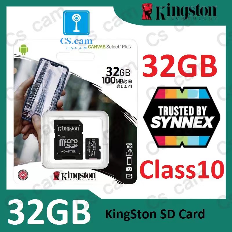 Kingston micro SD CARD 32GB Class 10 ( ของแท้ประกันศุนย์ ) Shopee