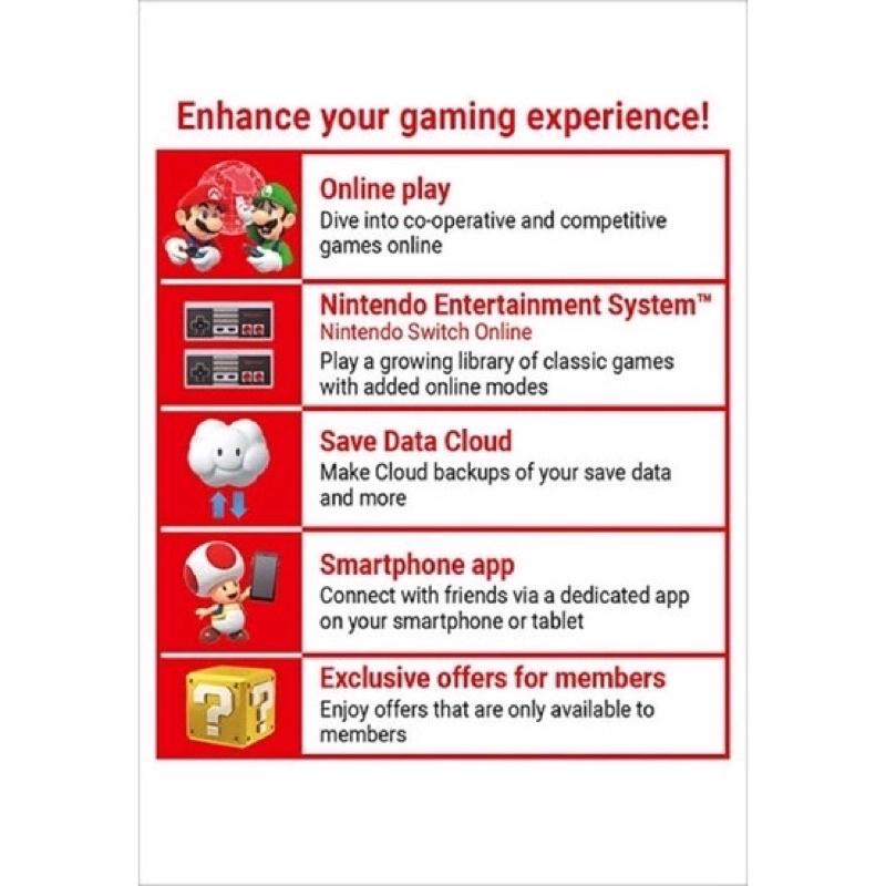 ภาพหน้าปกสินค้าNintendo Switch Online Family Membership จากร้าน panyawatthumnusarn บน Shopee