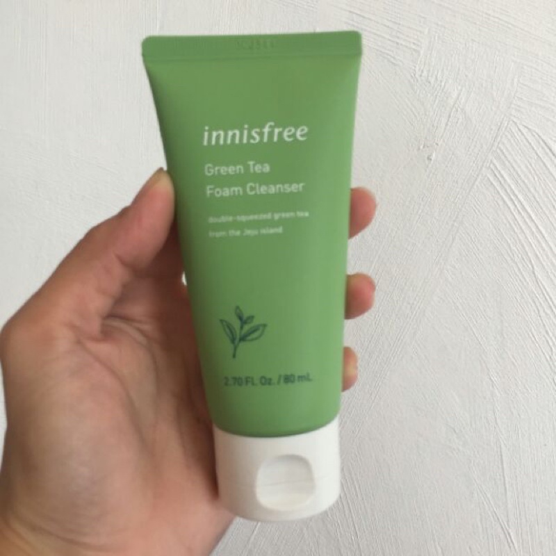 Innisfree Green Tea Foam Cleanser 80 ml. Shopee Thailand