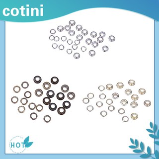 cotini ตาไก่สําหรับทําความสะอาดเครื่องหนัง 4 มม. 5 มม. 6 มม. 8 มม. 100 ชุด