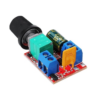 ภาพขนาดย่อของภาพหน้าปกสินค้าควบคุมความเร็ว มอเตอร์ DC 4.5V-35V 5A DC Motor PWM Speed Controller Motor Speed Control Switch LED Dimmer module จากร้าน padandpad บน Shopee ภาพที่ 3