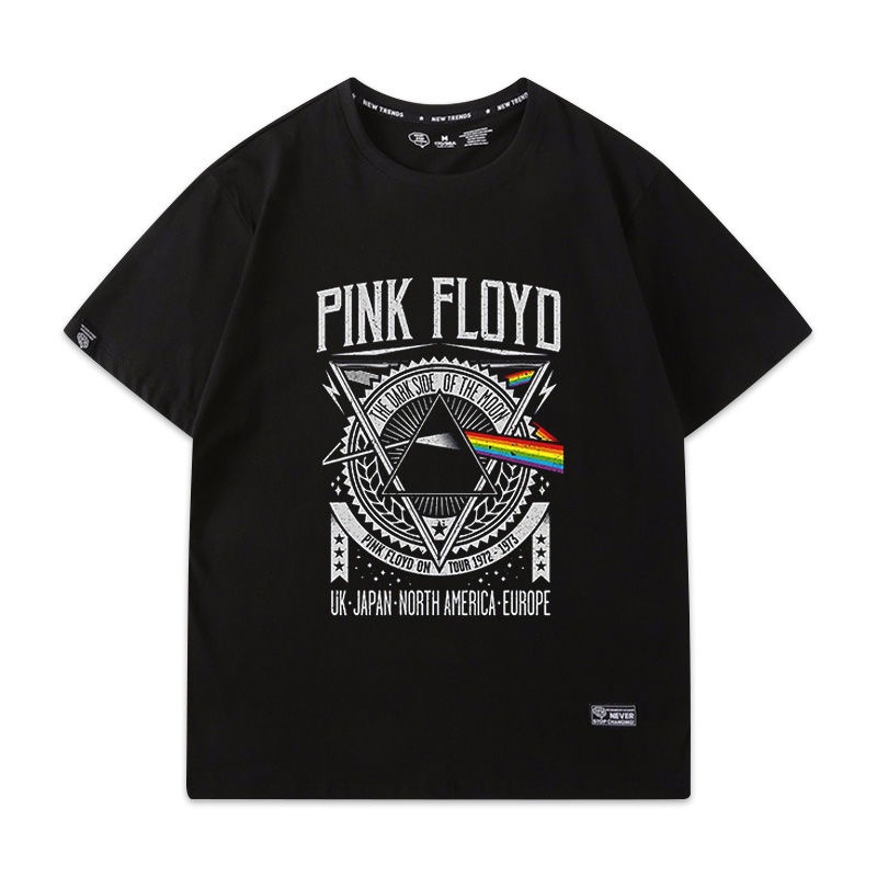 เสื้อยืดผู้ชาย-วงดนตรีร็อคยุโรปและอเมริกา-pink-floyd-เสื้อยืดชายแฟชั่นวงดนตรีปกอัลบั้ม-fan-wall-ชายแขนสั้น-s-5xl