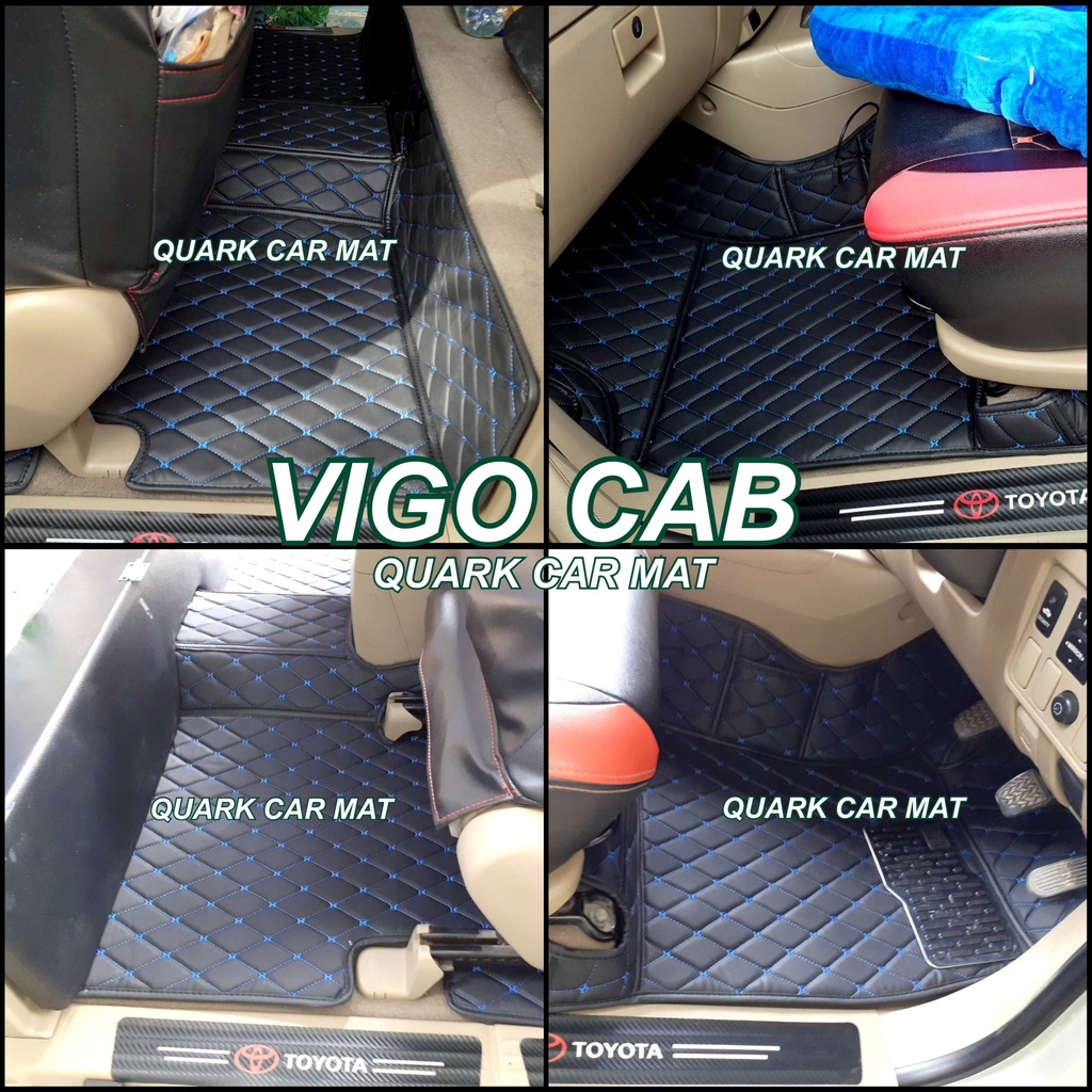 พรม6d-vigo-cab-วีโก้-แคป-เต็มคัน-ตรงรุ่น-ของแถม3รายการ