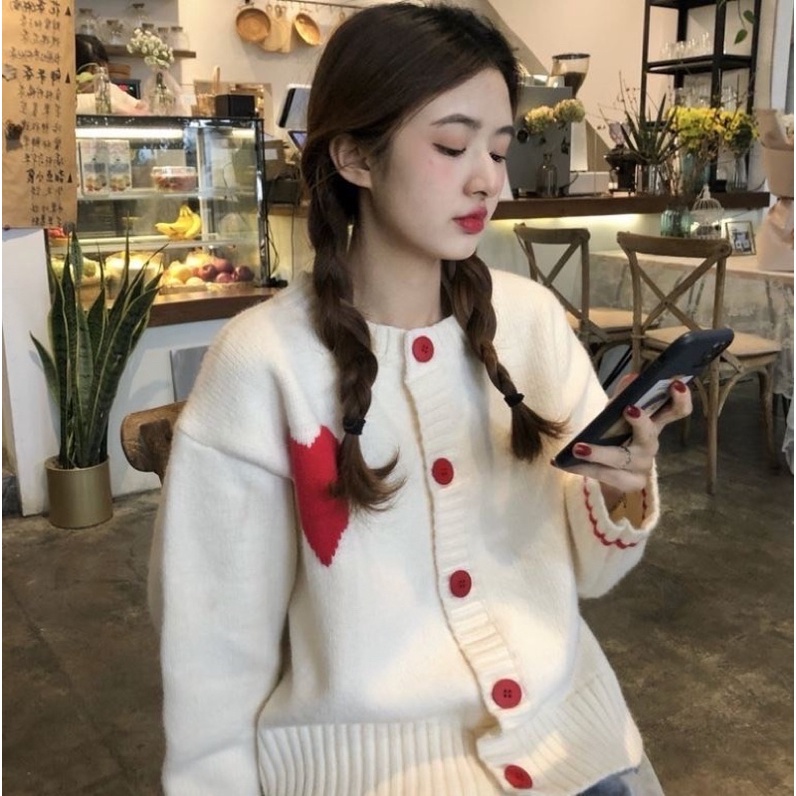 red-heart-knit-cardigan