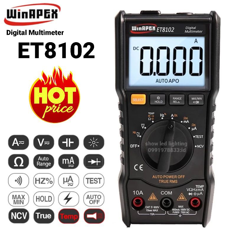 มัลติมิเตอร์ดิจิตอล-winapex-รุ่น-et8102-digital-multimeter-มิเตอร์วัดไฟ-ดิจิตอลมัลติมิเตอร์-มิเตอร์วัดไฟ