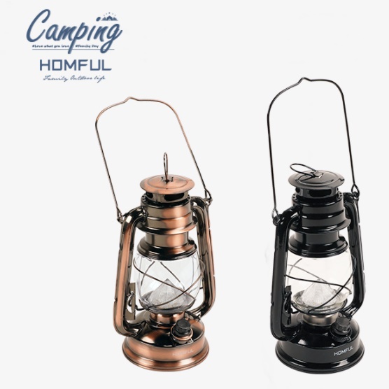 ภาพหน้าปกสินค้าตะเกียง LED ทรงวินเทจ HOMFUL VINTAGE HORSE LAMP LED LANTERN ตะเกียงแคมป์ปิ้ง