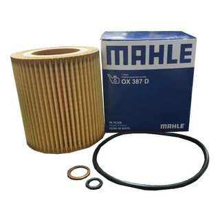 BMW ไส้กรองน้ำมันเครื่อง (เครื่อง N52 N54) E90 F30 E60 F10 E65 E66 F02 X1 X3 X5 X6 ยี่ห้อ MAHLE OX387D (MADE IN AUSTRIA)