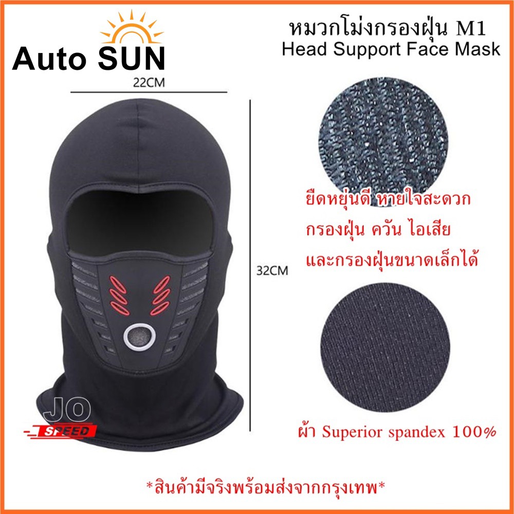 ภาพหน้าปกสินค้าโม่งM1 กรองฝุ่น เเบบมีกรองอย่างดี จากร้าน gtshop_01 บน Shopee