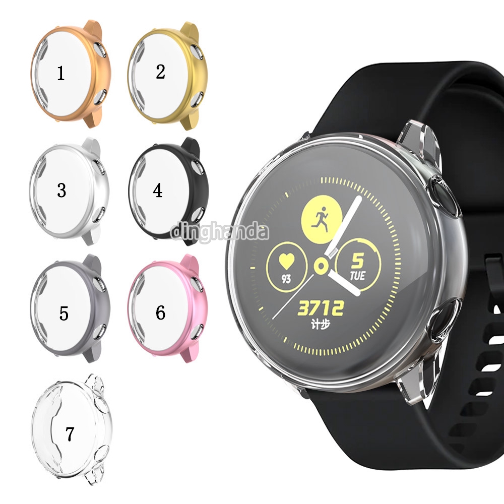 ภาพหน้าปกสินค้าเคสกันรอยนาฬิกาข้อมือ TPU สำหรับ Samsung Galaxy Watch Active