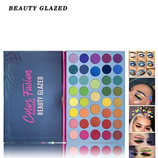 BEAUTY GLAZED 39 Colors Rainbow Color อายแชโดว์พาเลทท์กันน้ำ Rainbow Palette