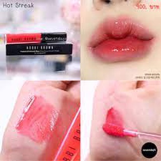 Beauty-Siam แท้ทั้งร้าน !! BOBBI BROWN CRUSHED OIL-INFUSED GLOSS FULL SIZE 6 ML.#HOT STREAK