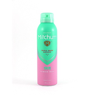 Mitchum Powder Fresh Anti-Perspirant Deodorant 200ml มิทชั่มกลิ่นพาวเดอร์ เฟรช แบบสเปรย์ 200 มล.