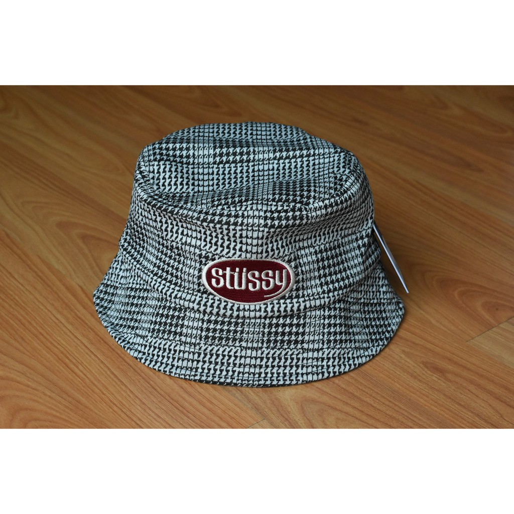 หมวกบักเก็ต สตูสซี่ Stussy Lola Plaid Knit Bucket Hat มี 2 สี พร้อมส่ง