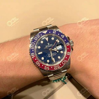 Rolex Greenwich GMT 116719BLRO Blue Plate Platinum โคล่าเซอร์เคิล