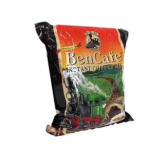 Ben Cafe Instant Coffee Mix กาแฟ เบนคาเฟ่ (กาแฟหัวรถไฟ) ขนาด 1 ถุงใหญ่ 50 ซองเล็ก